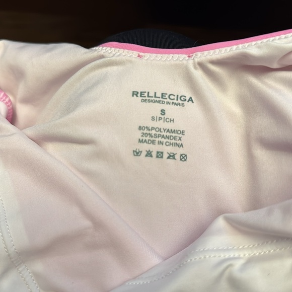 NWOT Relleciga pink thong swimsuit size small - Picture 4 of 4